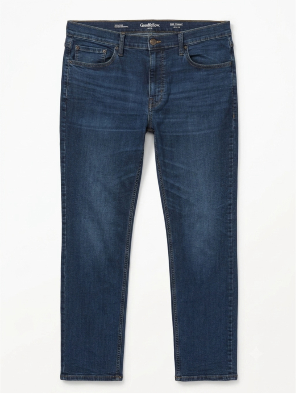 Goodfellow & Co Men’s Slim Straight Fit Jeans in Dark Wash Denim 38W x 32L